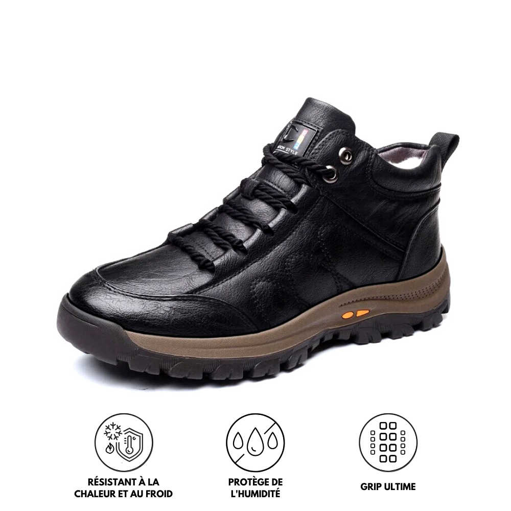 Orion Adventure - Bottes d'hiver en cuir pour hommes
