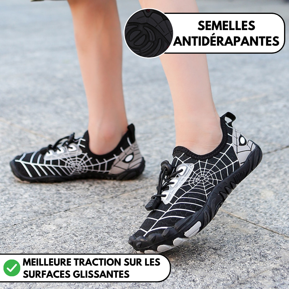 Chaussures Pieds Nus WebKids - Chaussures Pieds Nus à Séchage Rapide pour Enfants