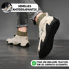 Ezra Expert - Chaussures d'hiver confortables en cuir pour l'extérieur