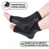 ProFlex Chaussette de Compression - Chaussettes de compression à bout ouvert pour le soulagement de la douleur au pied