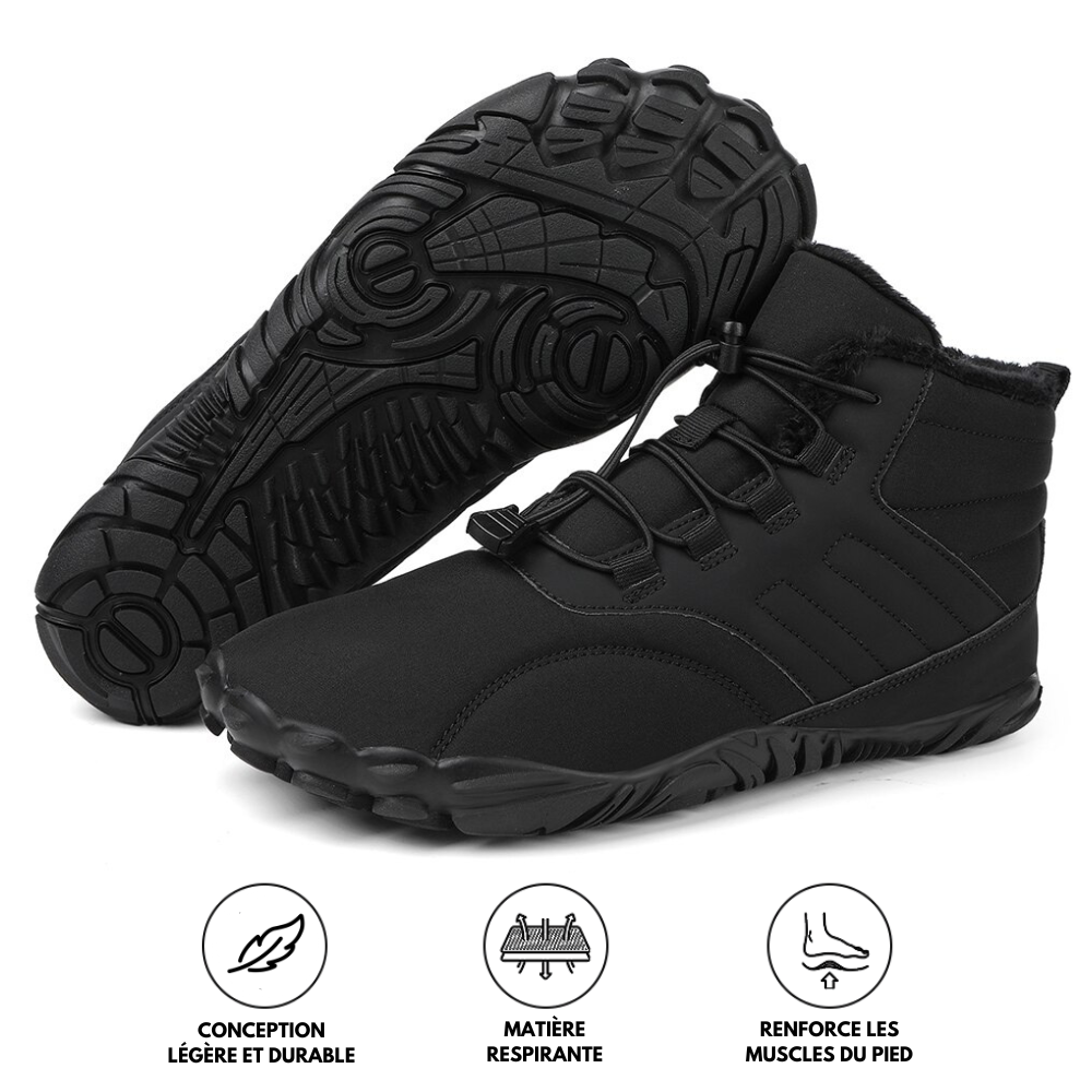 Caspar Pro Flex - Chaussure pieds nus antidérapante et universelle pour l'hiver
