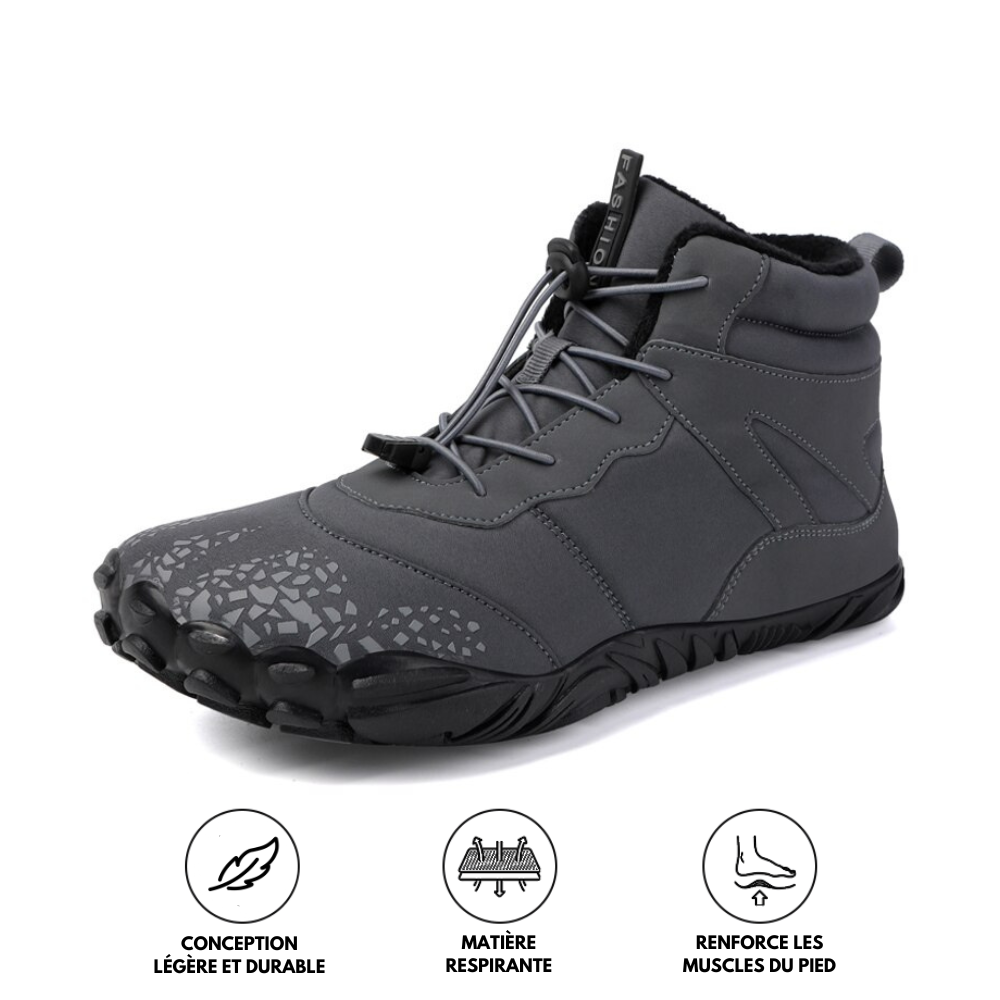 Vindra Flex - Chaussure pieds nus antidérapante et universelle pour l'hiver