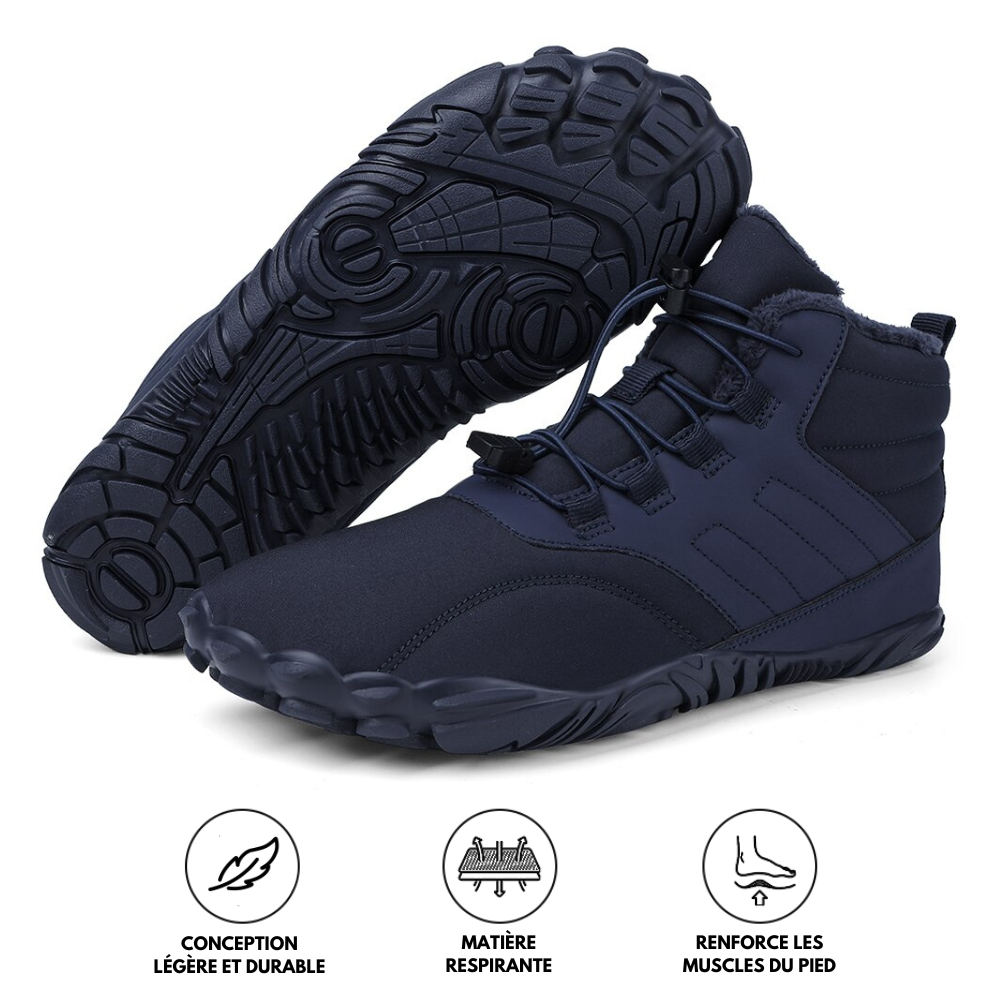 Caspar Pro Flex - Chaussure pieds nus antidérapante et universelle pour l'hiver
