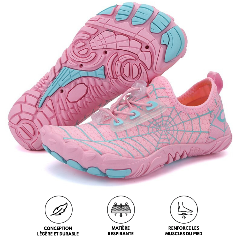 Chaussures Pieds Nus WebKids - Chaussures Pieds Nus à Séchage Rapide pour Enfants