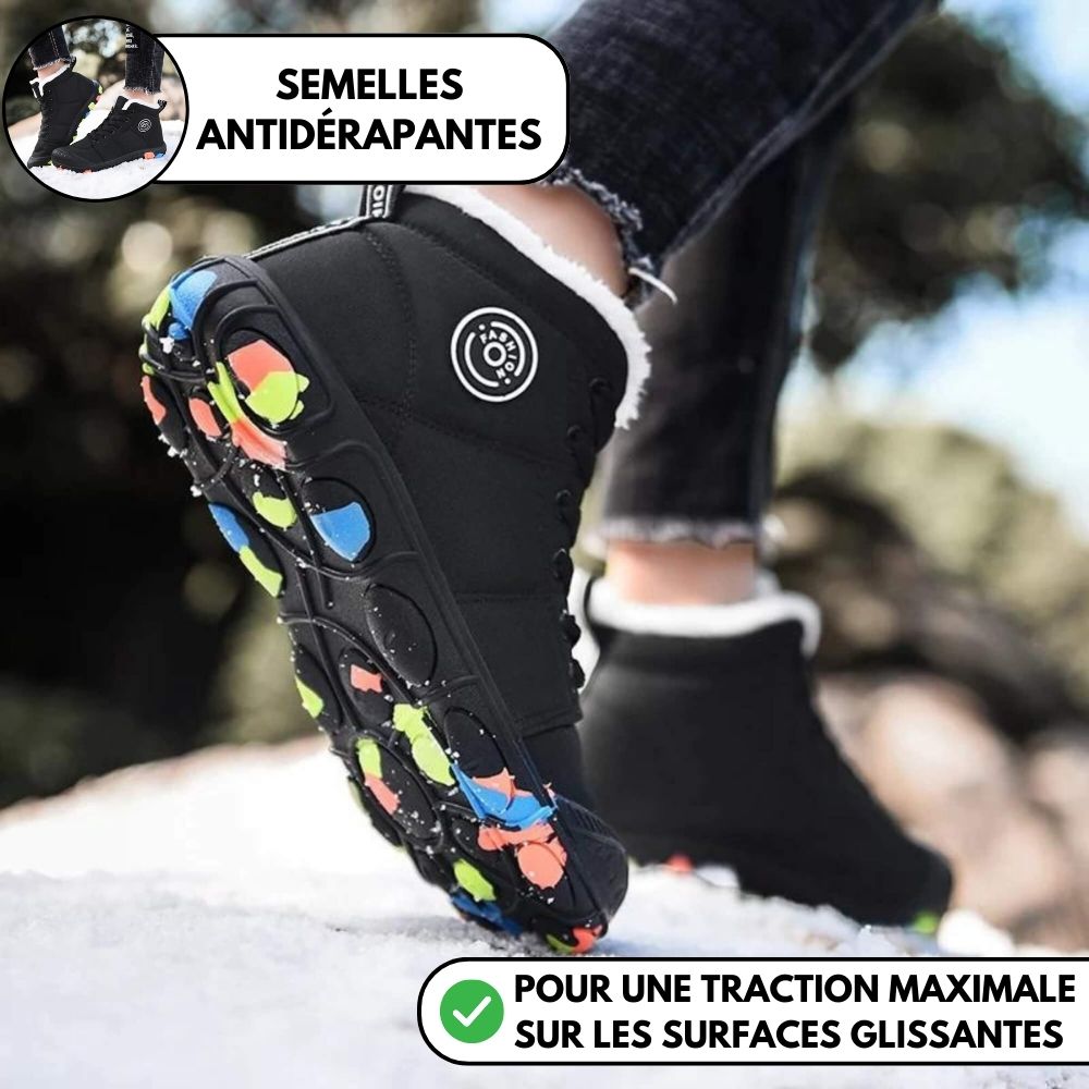 Hike Kids - Chaussures Hivernales Pieds Nus Imperméables pour Enfants