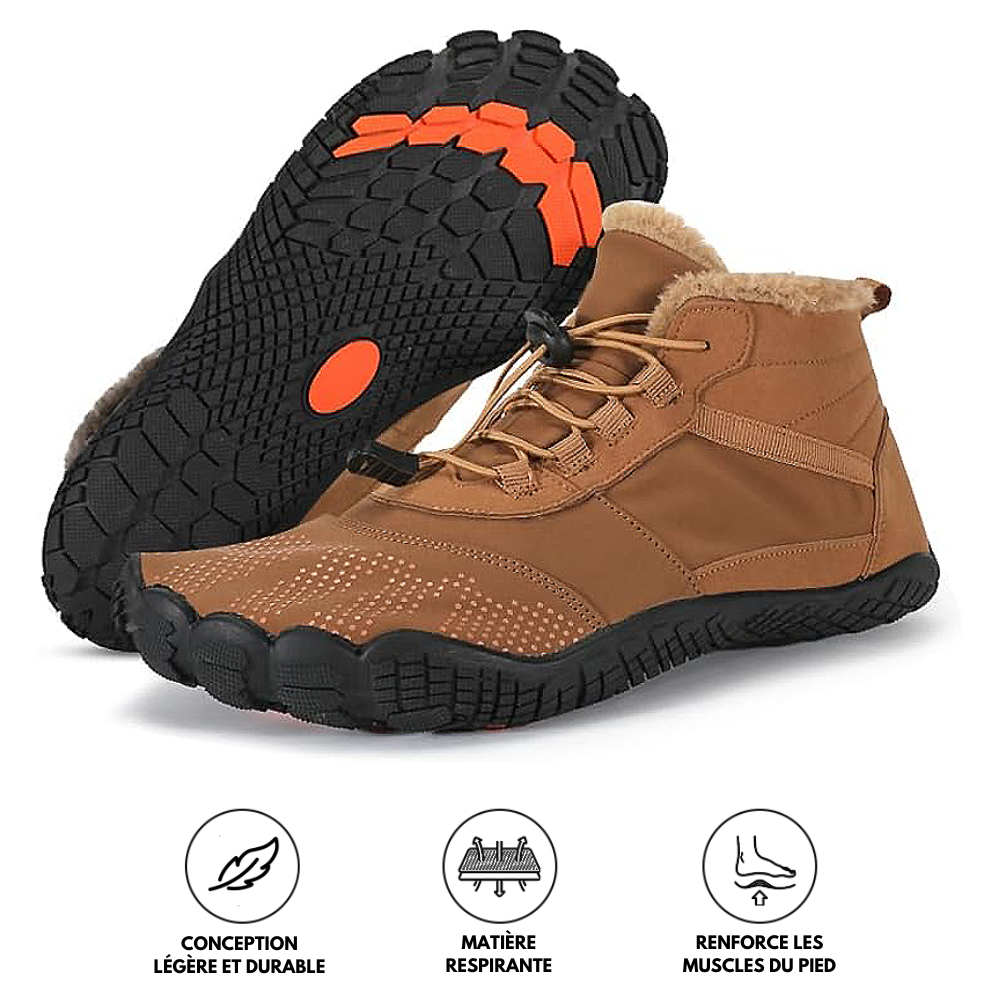 Wandeva Flex - Chaussure pieds nus antidérapante et universelle pour l'hiver