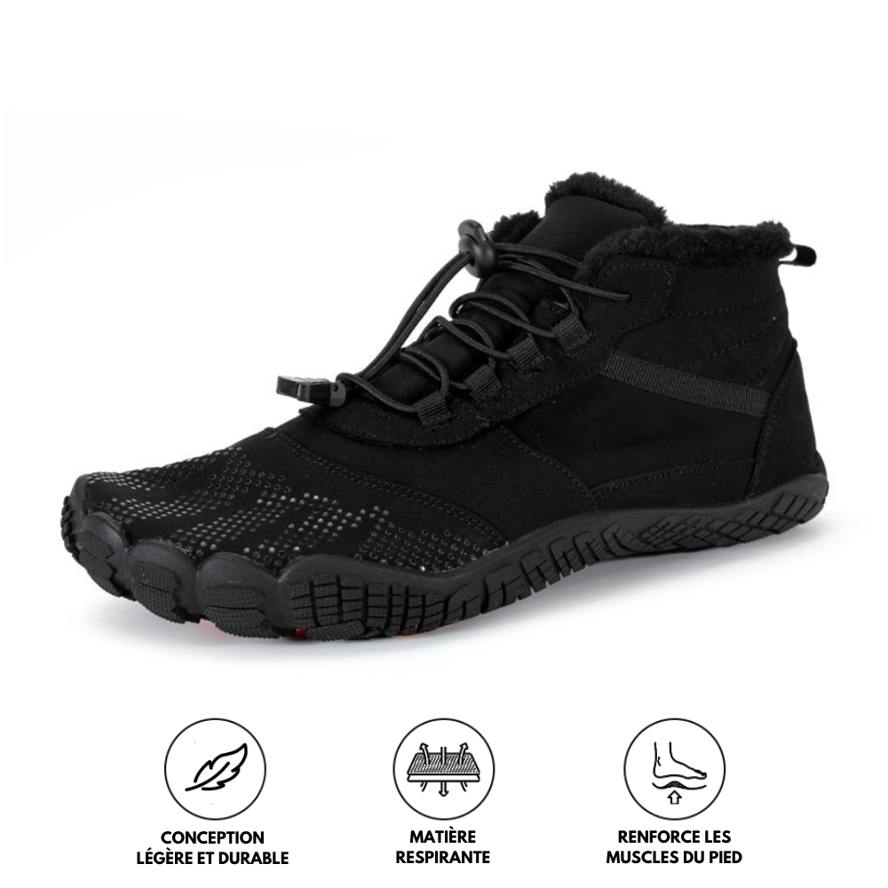 Wandeva Flex - Chaussure pieds nus antidérapante et universelle pour l'hiver