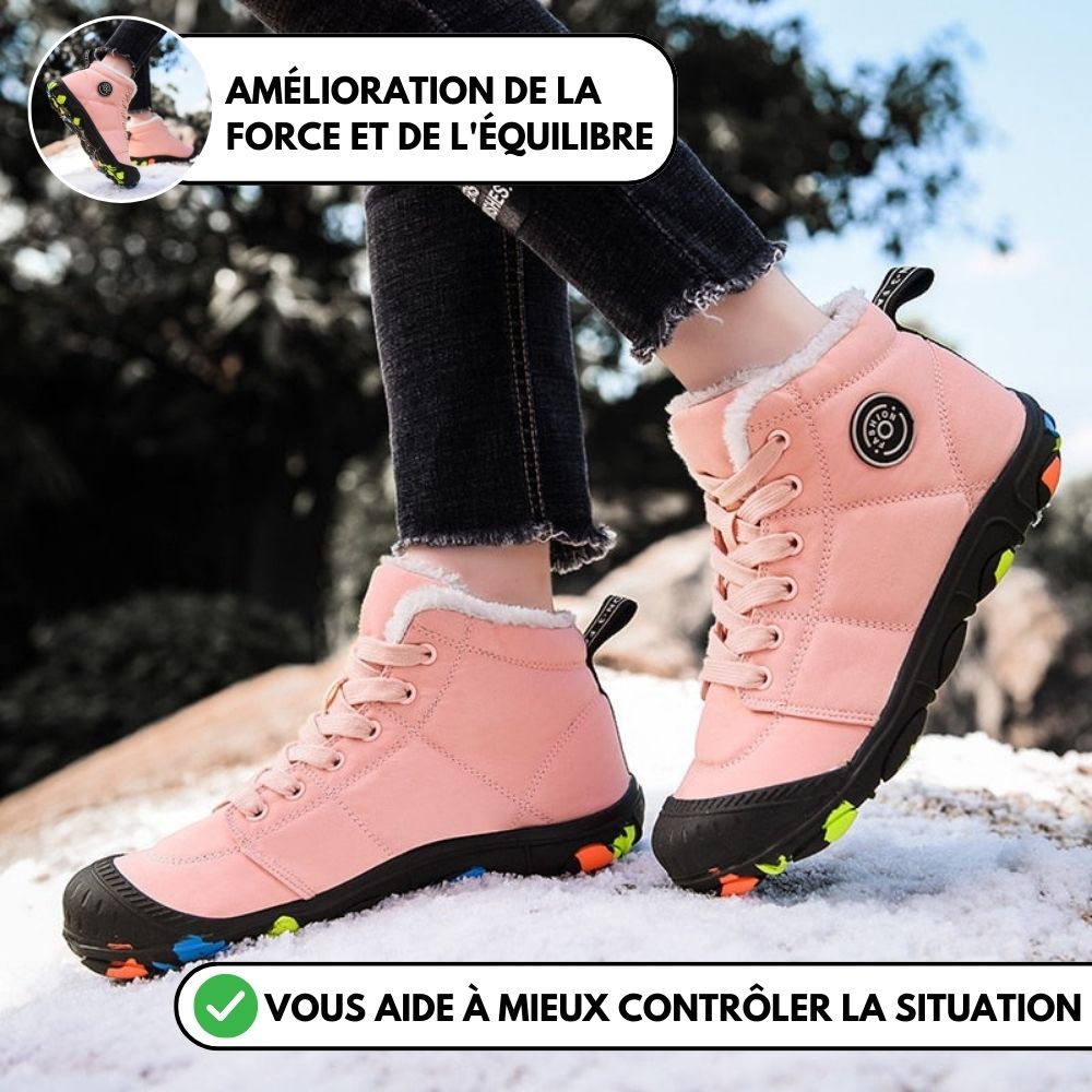 Hike Kids - Chaussures Hivernales Pieds Nus Imperméables pour Enfants