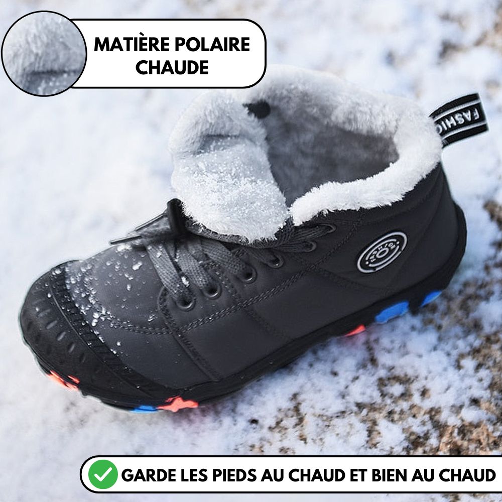Hike Kids - Chaussures Hivernales Pieds Nus Imperméables pour Enfants