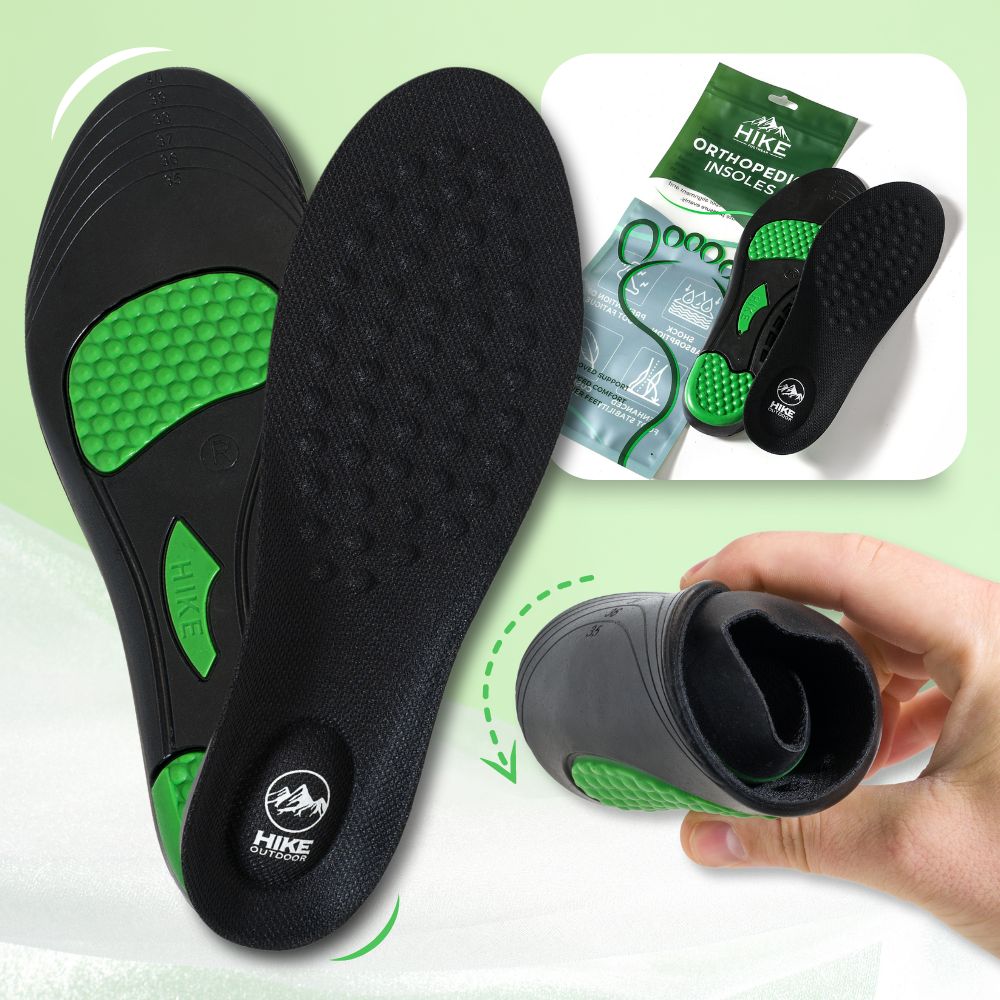 HIKE®  Orthopédiques Semelles - Semelles antidouleur et amortisseurs de chocs