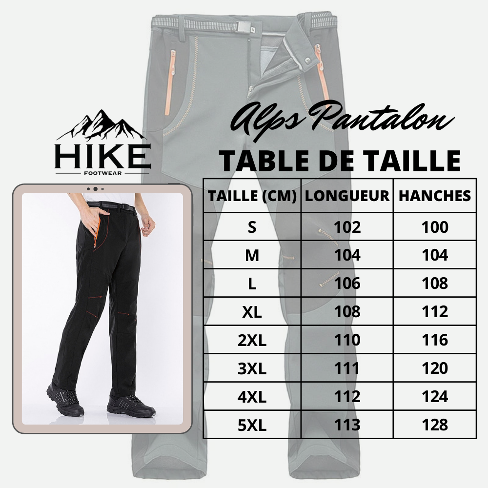 Alps Pantalon - Pantalon de montagne imperméable pour la randonnée