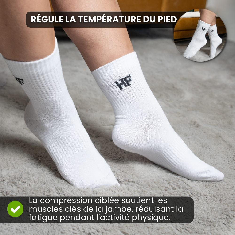 Confort Classic HF - Chaussettes Chaudes et Respirantes