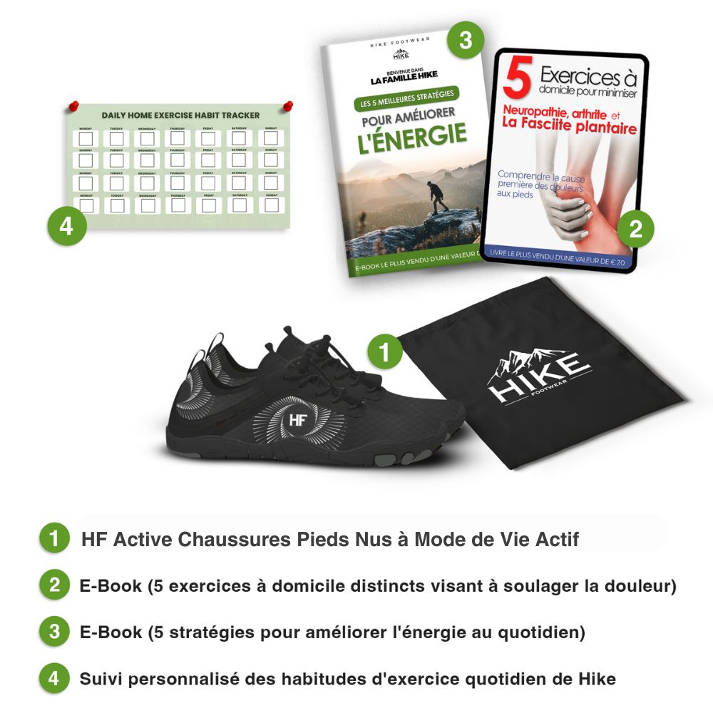 HF Active - Chaussures Pieds Nus à Mode de Vie Actif (Unisexe) (BOGO)
