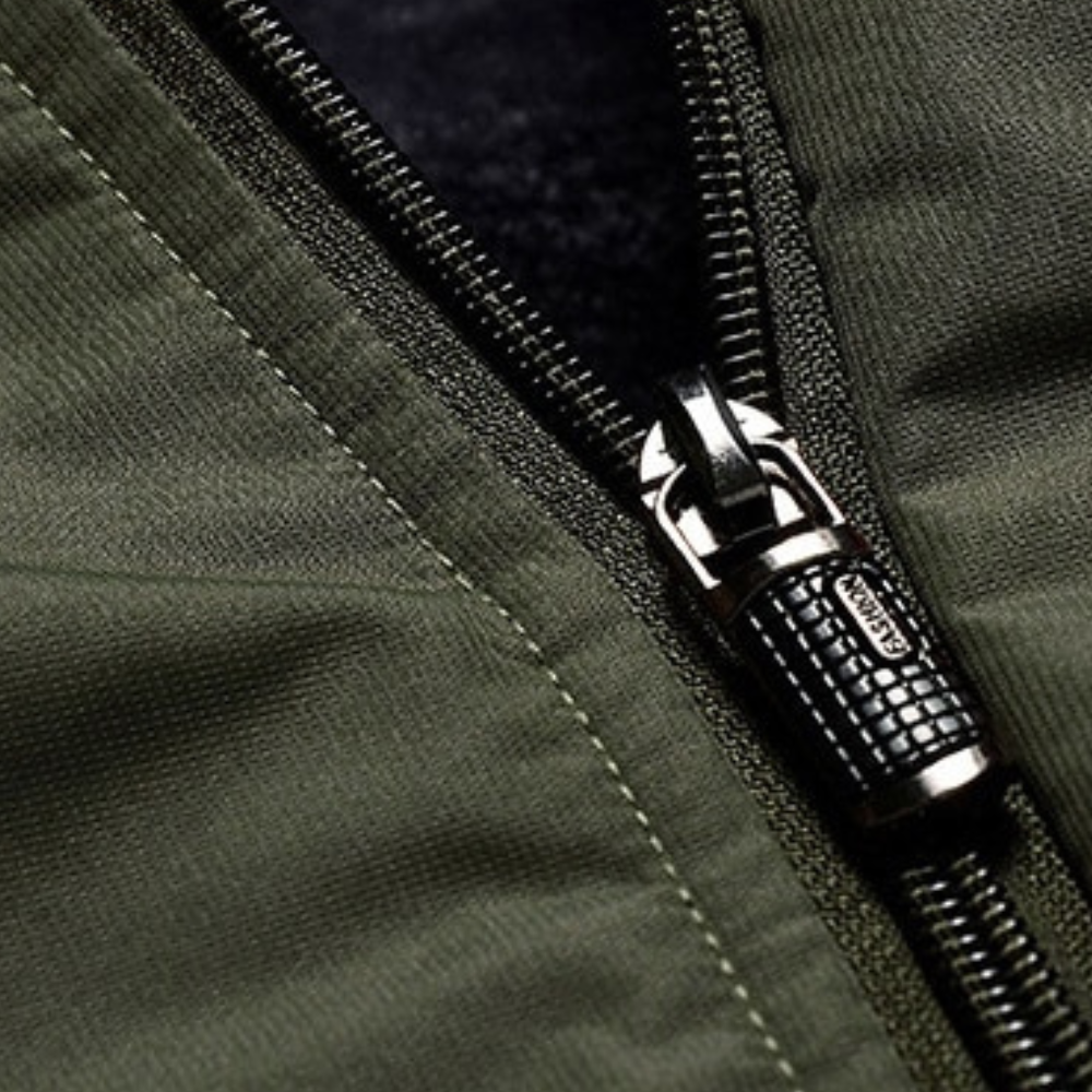 WinterBlaze Windbreaker - Coupe vent imperméable en polaire épaisse