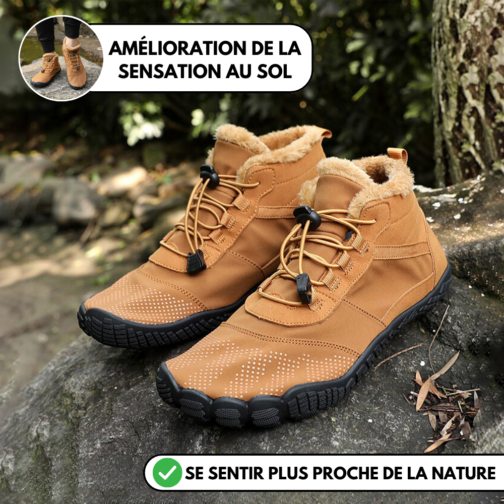 Wandeva Flex - Chaussure pieds nus antidérapante et universelle pour l'hiver