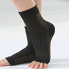 ProFlex Chaussette de Compression - Chaussettes de compression à bout ouvert pour le soulagement de la douleur au pied